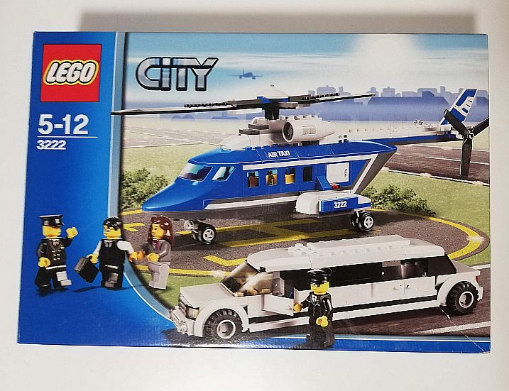 Lego City 3222 Vrtulník a limuzína