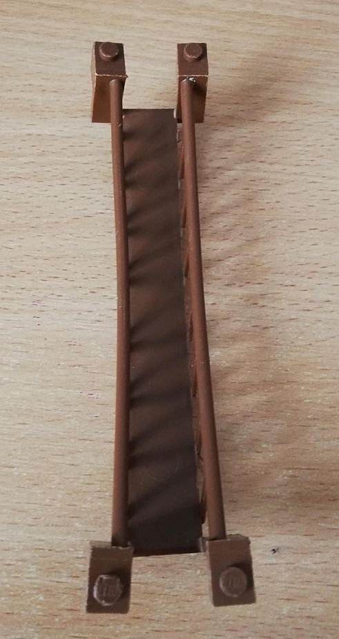 Lego lanový most - hnědý