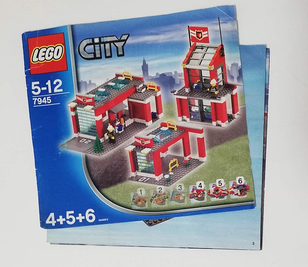 Lego hasičská stanice