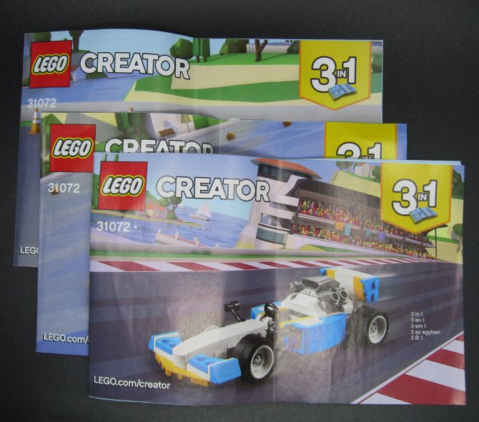 LEGO® Creator 31072 Extrémní motory - POUŽITÉ