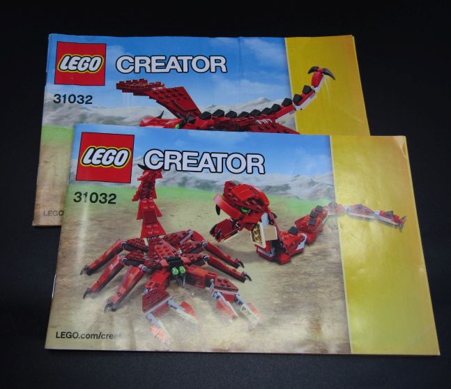 LEGO® Creator 31032 Červené příšery - POUŽITÉ