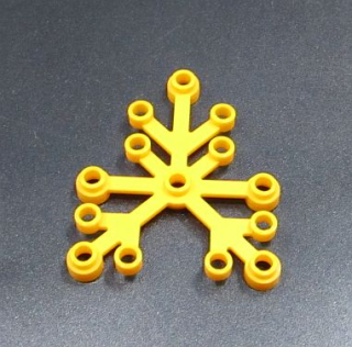 Lego listy 6x5 jasně světle oranžové