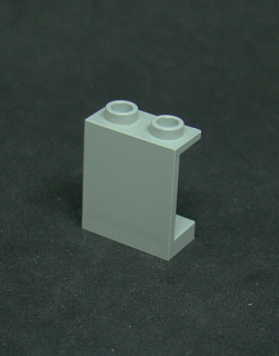 Lego panel 1x2x2 - světle šedý - light bluish gray