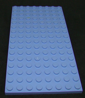 Lego deska 8x16 - tmavě azurová