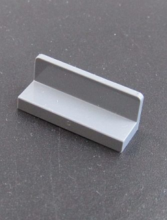 Lego destička - panel speciální 1x3x1 - světle šedá - light bluish gray