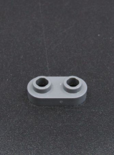 Lego destička speciální zaoblená 1x2 - tmavě šedá - dark bluish gray