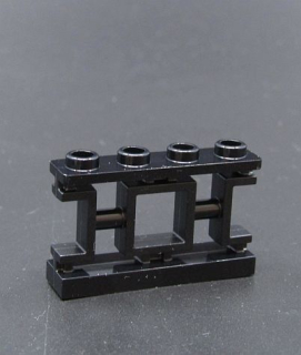 Lego plot 1x4x2 - černý 