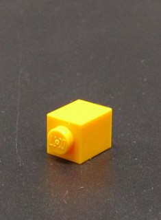 Lego kostička 1x1 - jasně světle oranžová