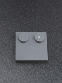 Lego destička speciální 2x2 - tmavě šedá - dark bluish gray 