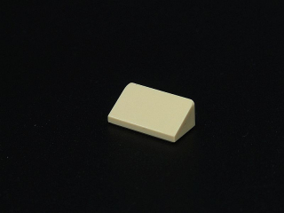 Lego šikmá kostička 30 1 x 2 x 2/3 - tmavě béžová