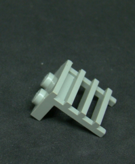 Lego destička speciální - žebřík - světle šedý - light bluish gray
