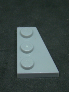 Lego destička klín 3x2 světle šedá - light gray