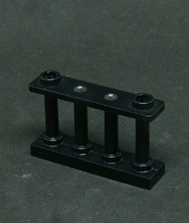 Lego plot 1 x 4 x 2 - černý 