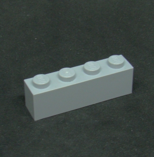 Lego kostička 1x4 světle šedá - light bluish gray