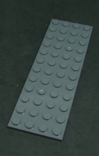 Lego destička 4x12 tmavě šedá - dark bluish gray 