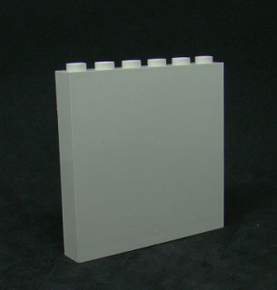 Lego panel 1x6x5 - béžový