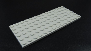 Lego destička 6x14 světle šedá - light bluish gray