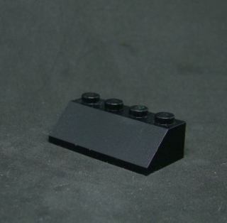 Lego šikmá kostka 45° 2x4 černá