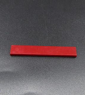 Lego destička hladká 1x6 tmavě červená