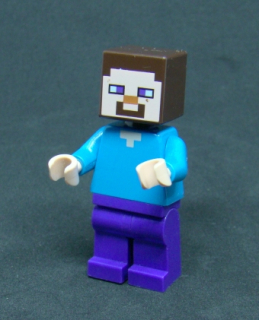 LEGO® Minecraft figurka - Steve - NAPRASKLÁ RUKA