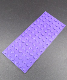 Lego destička 6x14 - tmavě fialová