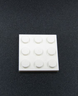 Lego destička 3x3 - bílá