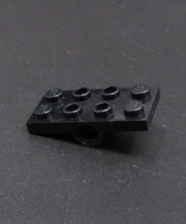 Lego destička speciální 2x4 - černá