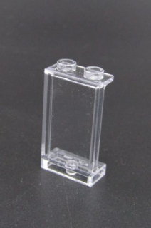 Lego Panel 1 x 2 x 3 - průhledný bílý