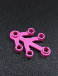 Lego listy 4x3 - tmavě růžová