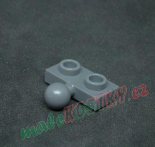 Lego destička speciální 1x2 - tmavě šedá - dark bluish gray