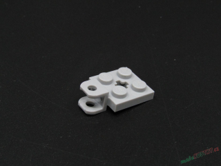 Lego destička speciální 2x2 - světle šedá - light bluish gray