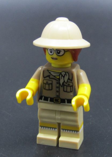 Lego figurka - paleontoložka