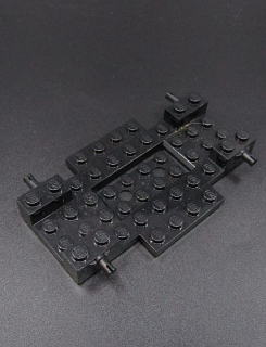 Lego podvozek 6 x 10 x 1 - černý