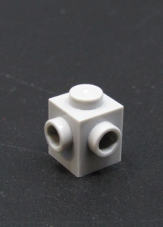 Lego kostička speciální 1x1 s nopy - světle šedá - light bluish gray