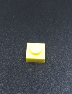 Lego destička 1x1 jasně světle žlutá 
