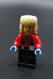 Lego figurka - badatel - fotograf