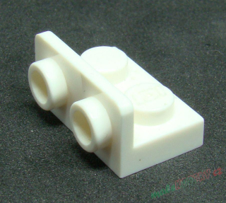 Lego destička 1 x 2 - 1 x 2 Inverted bílá