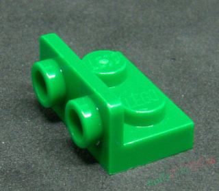 Lego destička 1 x 2 - 1 x 2 Inverted zelená