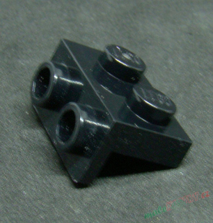 Lego destička 1 x 2 - 1 x 2  černá