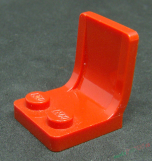 Lego sedačka 2x2 červená