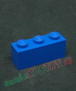 Lego kostička 1x3 modrá