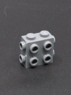 Lego speciální kostička 1 x 2 x 1 2/3 - světle šedá - light bluish gray