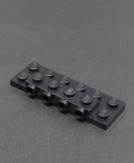 Lego speciální destička 2x6 s nopy - černá