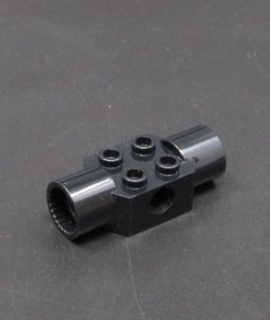 Lego Technic kostička s otvorem 2x2 - černá