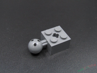 Lego Technic kostička s kloubem 2x2 - tmavě šedá - dark bluish gray