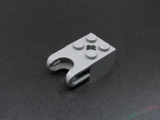 Lego Technic kostička s otvorem 2x2 - tmavě šedá - dark bluish gray