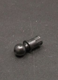 Lego Technic pin s kulovou hlavou - černý
