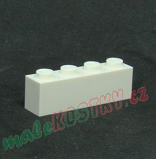 Lego kostička 1x4 bílá