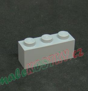 Lego kostička 1x3 světle šedá - light bluish gray