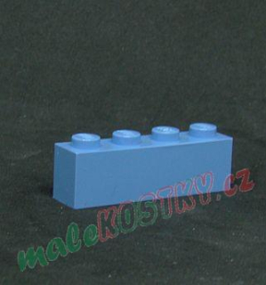 Lego kostička 1x4 středně modrá